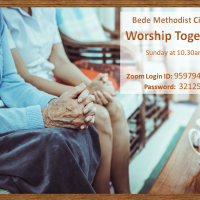 Worship together Sunday